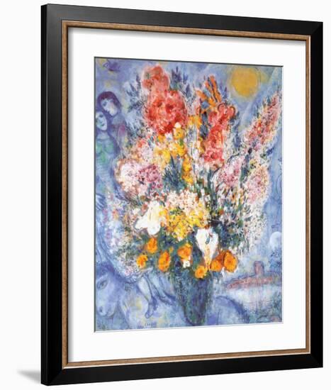 Bouquet des Fleurs-Marc Chagall-Framed Art Print