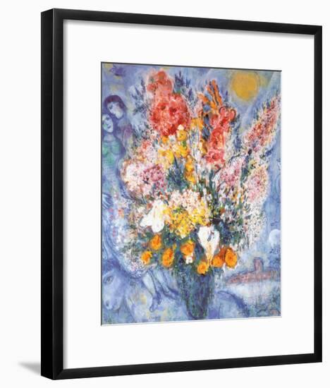 Bouquet des Fleurs-Marc Chagall-Framed Art Print