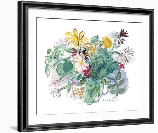 Bouquet des fleurs-Raoul Dufy-Framed Giclee Print