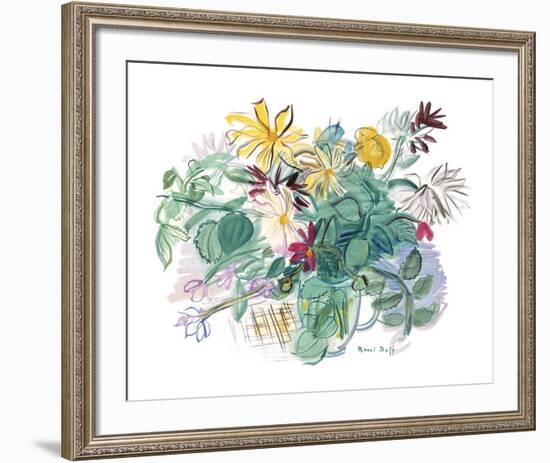 Bouquet des fleurs-Raoul Dufy-Framed Giclee Print