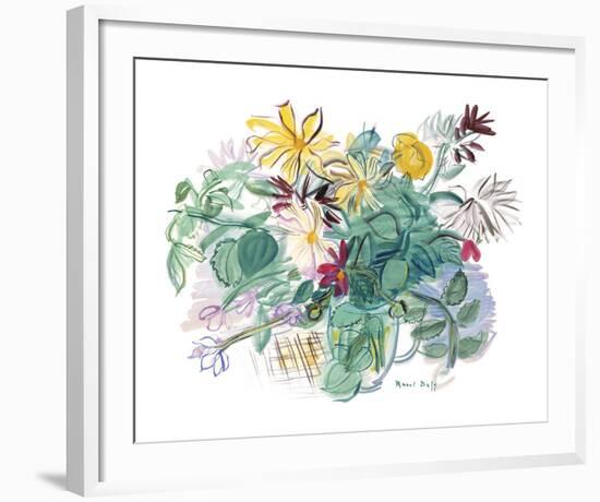 Bouquet des fleurs-Raoul Dufy-Framed Giclee Print