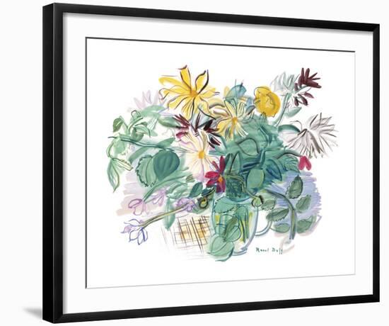 Bouquet des fleurs-Raoul Dufy-Framed Giclee Print