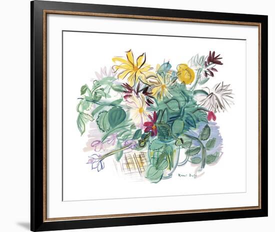 Bouquet des fleurs-Raoul Dufy-Framed Giclee Print