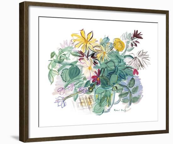 Bouquet des fleurs-Raoul Dufy-Framed Giclee Print