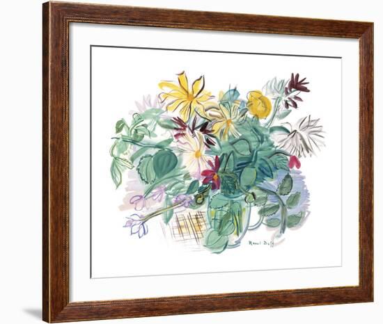 Bouquet des fleurs-Raoul Dufy-Framed Giclee Print