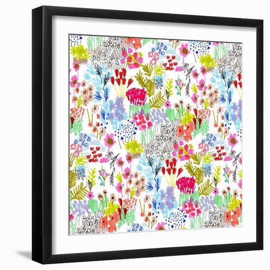 Bouquet Garden, 2015-Jo Chambers-Framed Giclee Print