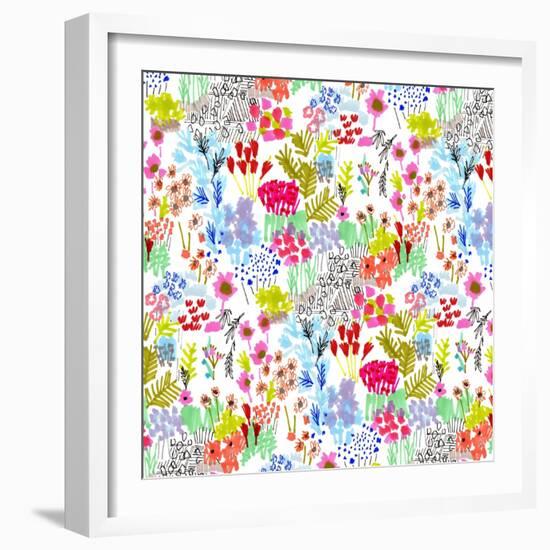 Bouquet Garden, 2015-Jo Chambers-Framed Giclee Print