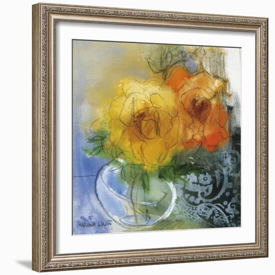 Bouquet II-Marina Louw-Framed Art Print