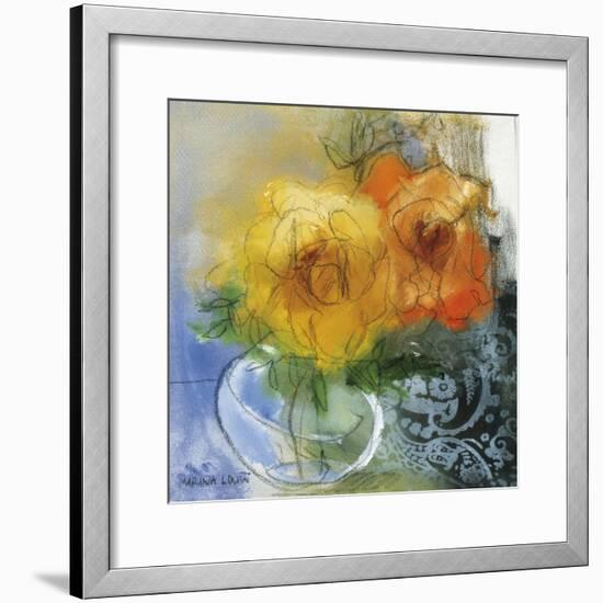 Bouquet II-Marina Louw-Framed Art Print