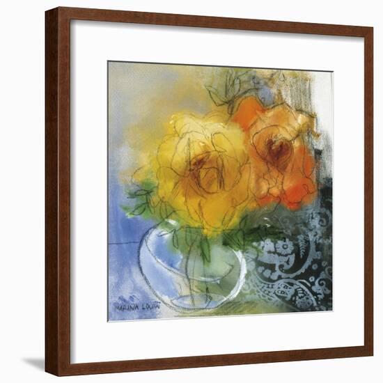 Bouquet II-Marina Louw-Framed Art Print