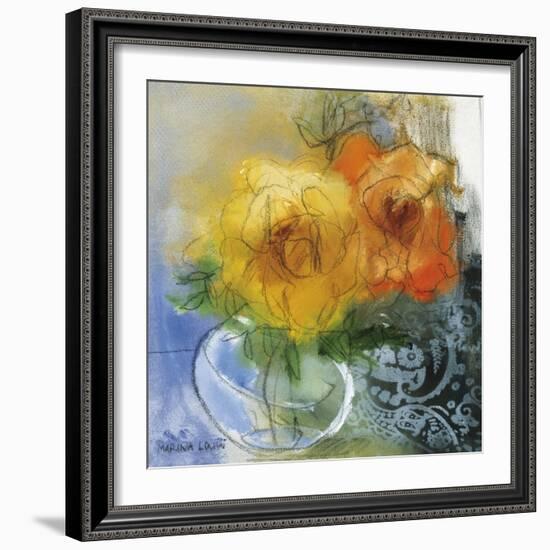 Bouquet II-Marina Louw-Framed Art Print