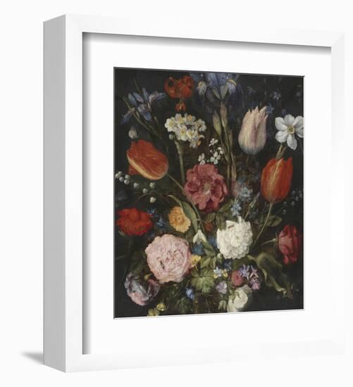 Bouquet In A Glass Vase-Pieter Bruegel the Elder-Framed Giclee Print