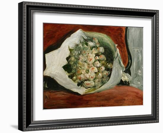 Bouquet in a Loge-Pierre-Auguste Renoir-Framed Giclee Print