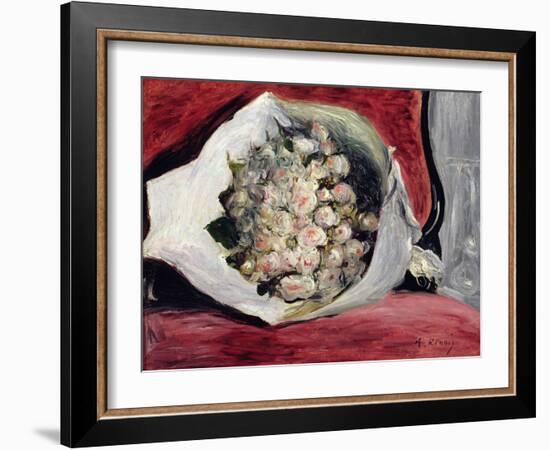 Bouquet in a Theatre Box, C.1878-80-Pierre-Auguste Renoir-Framed Giclee Print