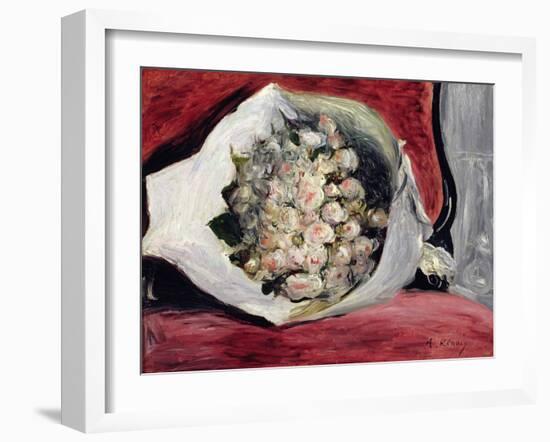 Bouquet in a Theatre Box, C.1878-80-Pierre-Auguste Renoir-Framed Giclee Print