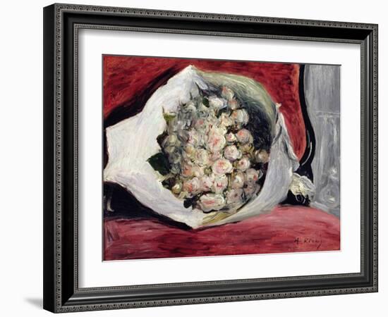 Bouquet in a Theatre Box, C.1878-80-Pierre-Auguste Renoir-Framed Giclee Print