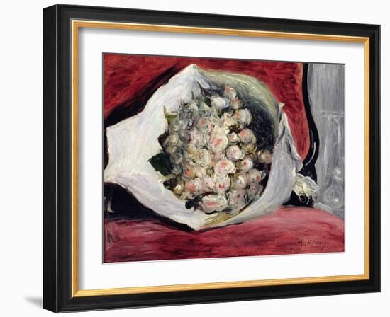 Bouquet in a Theatre Box, C.1878-80-Pierre-Auguste Renoir-Framed Giclee Print