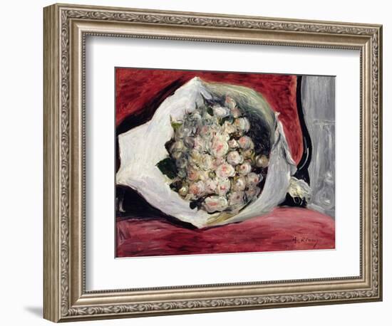 Bouquet in a Theatre Box, C.1878-80-Pierre-Auguste Renoir-Framed Giclee Print