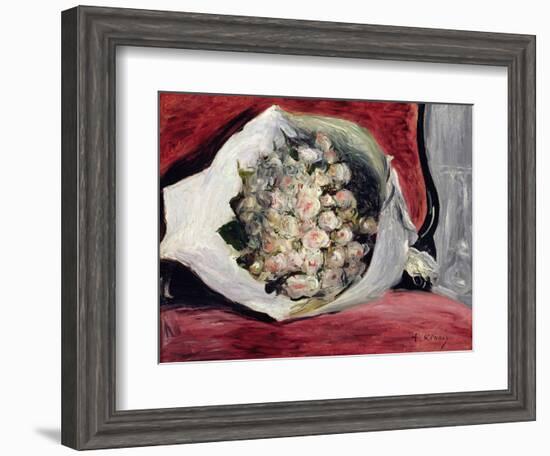 Bouquet in a Theatre Box, C.1878-80-Pierre-Auguste Renoir-Framed Giclee Print