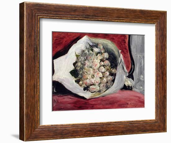 Bouquet in a Theatre Box, C.1878-80-Pierre-Auguste Renoir-Framed Giclee Print