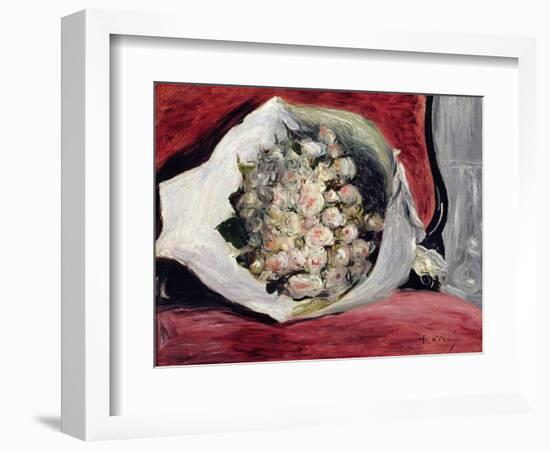 Bouquet in a Theatre Box, C.1878-80-Pierre-Auguste Renoir-Framed Giclee Print