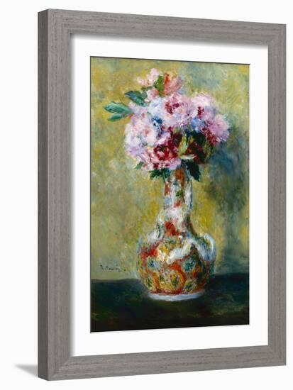 Bouquet in a Vase, 1878-Pierre-Auguste Renoir-Framed Giclee Print