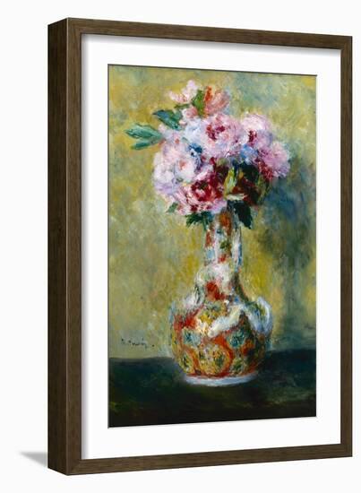 Bouquet in a Vase, 1878-Pierre-Auguste Renoir-Framed Giclee Print