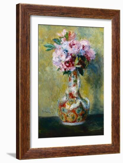 Bouquet in a Vase, 1878-Pierre-Auguste Renoir-Framed Giclee Print