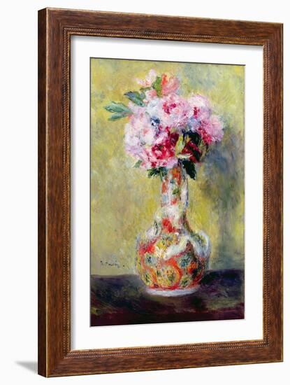 Bouquet in a Vase, 1878-Pierre-Auguste Renoir-Framed Giclee Print