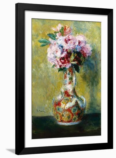 Bouquet in a Vase-Pierre-Auguste Renoir-Framed Giclee Print
