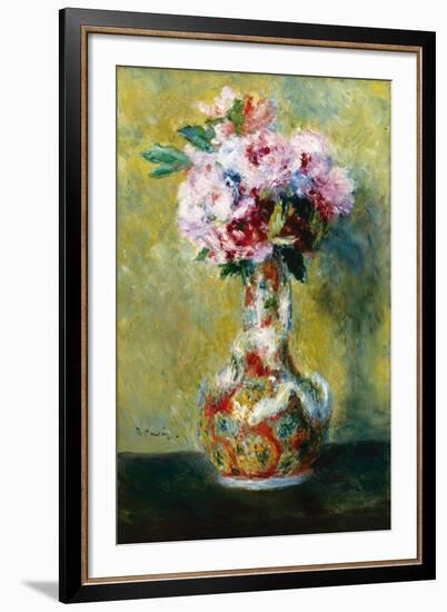 Bouquet in a Vase-Pierre-Auguste Renoir-Framed Giclee Print