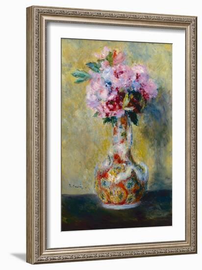 Bouquet In a Vase-Pierre-Auguste Renoir-Framed Giclee Print