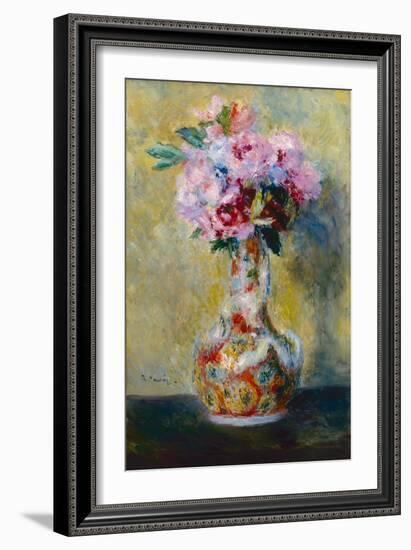 Bouquet In a Vase-Pierre-Auguste Renoir-Framed Giclee Print