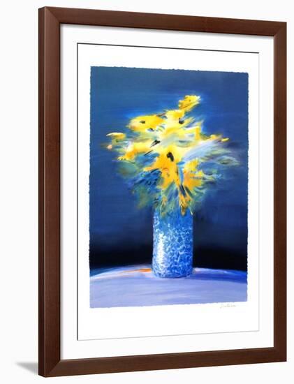 Bouquet jaune-Pierre Doutreleau-Framed Collectable Print