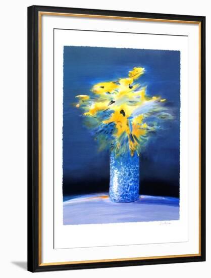 Bouquet jaune-Pierre Doutreleau-Framed Collectable Print