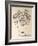 Bouquet Line Drawing-Marcus Prime-Framed Art Print