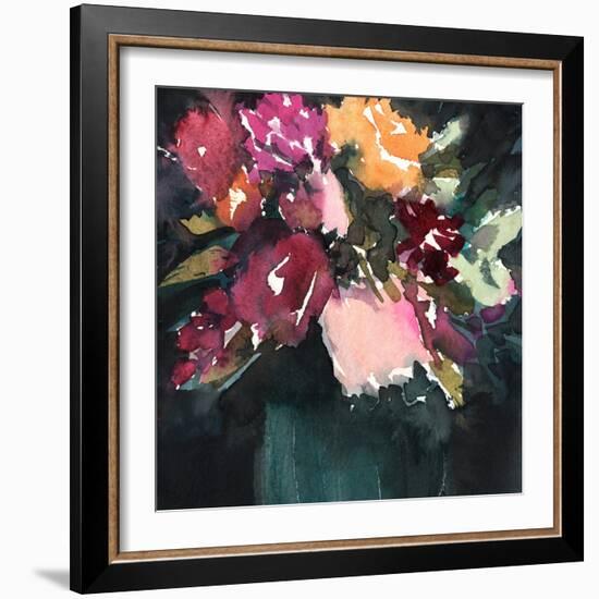 Bouquet Noir I-Annie Warren-Framed Premium Giclee Print