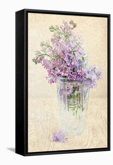 Bouquet of a Lilac-Es75-Framed Stretched Canvas