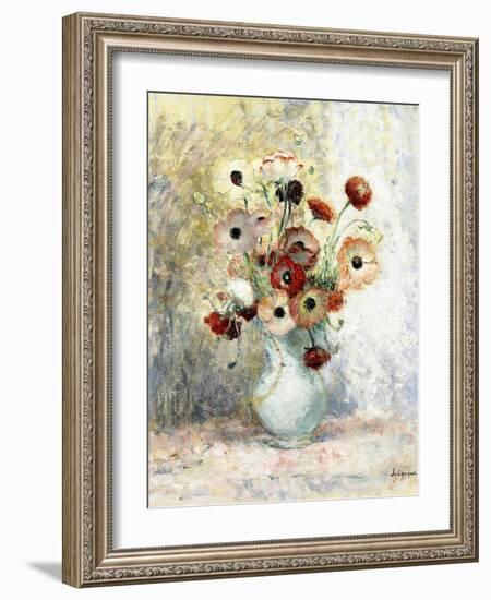 Bouquet of Anemones-Henri Lebasque-Framed Giclee Print