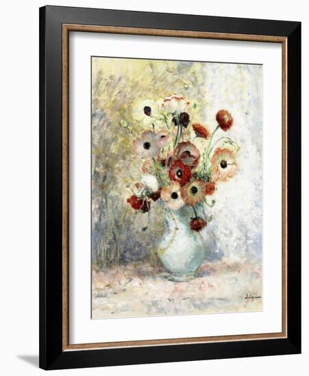 Bouquet of Anemones-Henri Lebasque-Framed Giclee Print