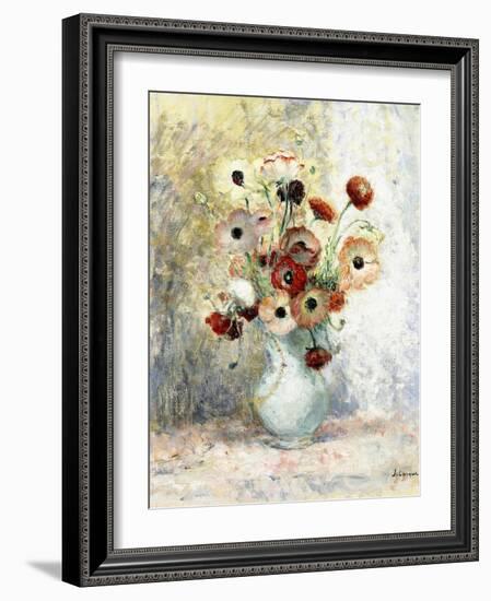 Bouquet of Anemones-Henri Lebasque-Framed Giclee Print