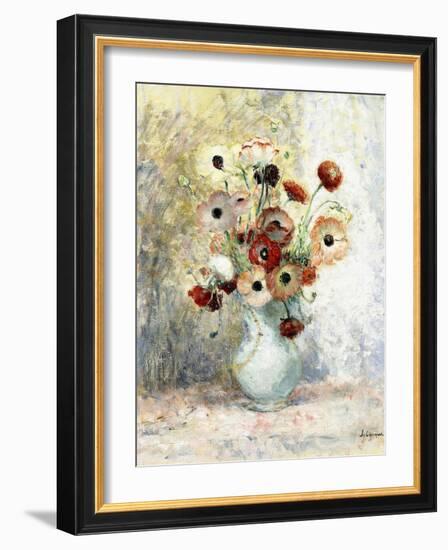 Bouquet of Anemones-Henri Lebasque-Framed Giclee Print