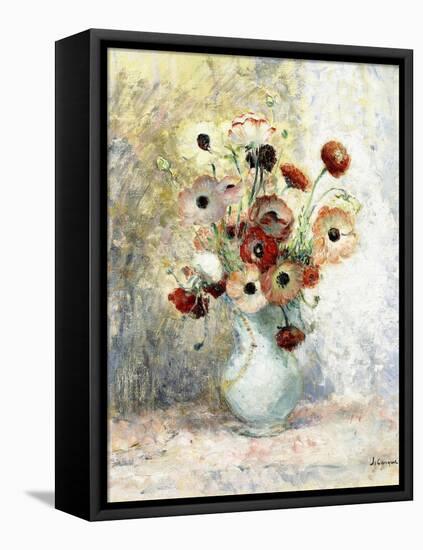 Bouquet of Anemones-Henri Lebasque-Framed Premier Image Canvas