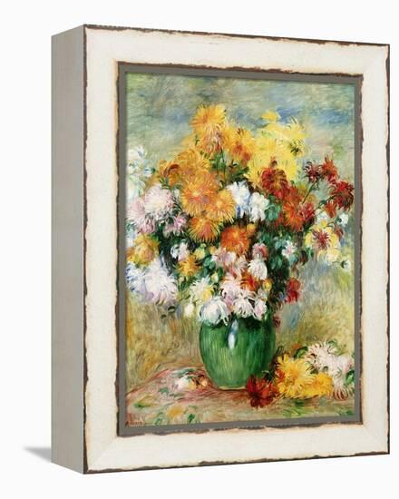 Bouquet of Chrysanthemums, circa 1884-Pierre-Auguste Renoir-Framed Premier Image Canvas