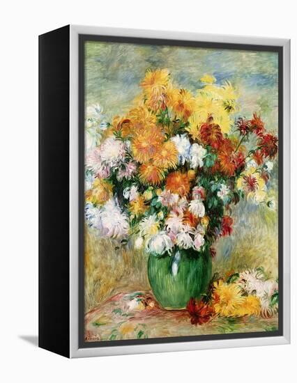 Bouquet of Chrysanthemums, circa 1884-Pierre-Auguste Renoir-Framed Premier Image Canvas