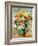 Bouquet of Chrysanthemums, circa 1884-Pierre-Auguste Renoir-Framed Premium Giclee Print