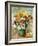 Bouquet of Chrysanthemums, circa 1884-Pierre-Auguste Renoir-Framed Giclee Print