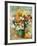 Bouquet of Chrysanthemums, circa 1884-Pierre-Auguste Renoir-Framed Giclee Print