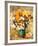 Bouquet of Chrysanthemums-Pierre-Auguste Renoir-Framed Art Print