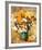 Bouquet of Chrysanthemums-Pierre-Auguste Renoir-Framed Art Print